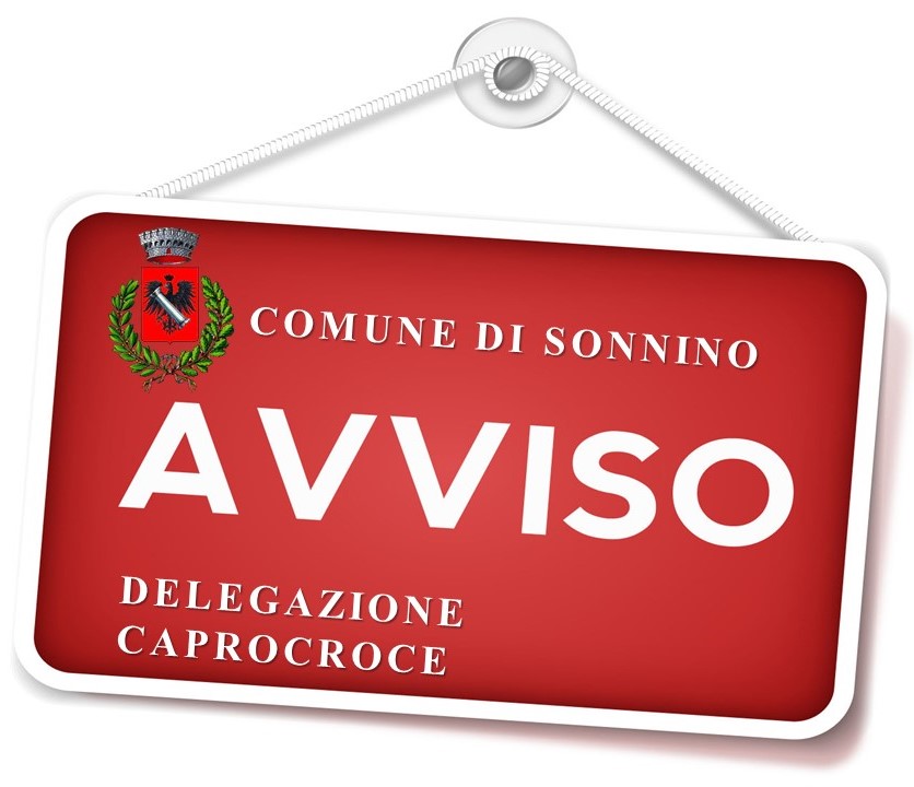 AVVISO CHIUSURA DELEGAZIONE CAPOCROCE PER MOTIVI TECNICI