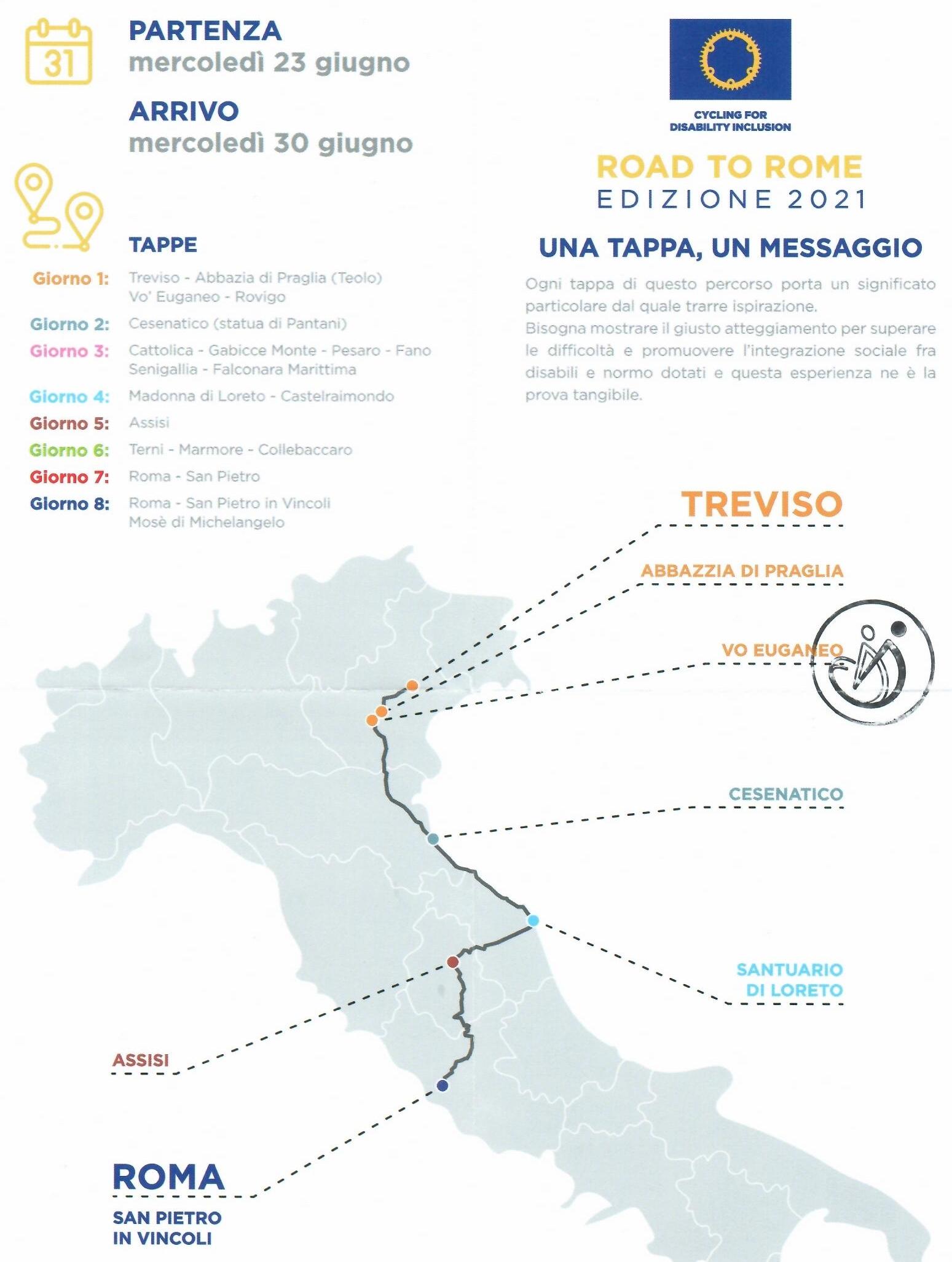 Evento "Road To Rome" edizione 2021