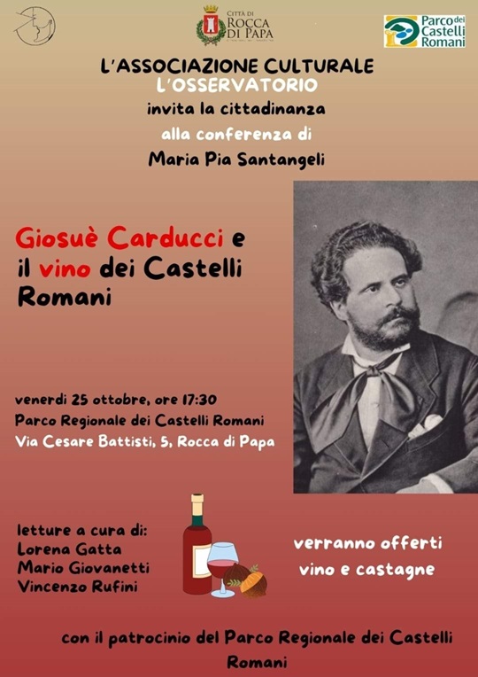 Giosuè Carducci e il vino dei Castelli Romani