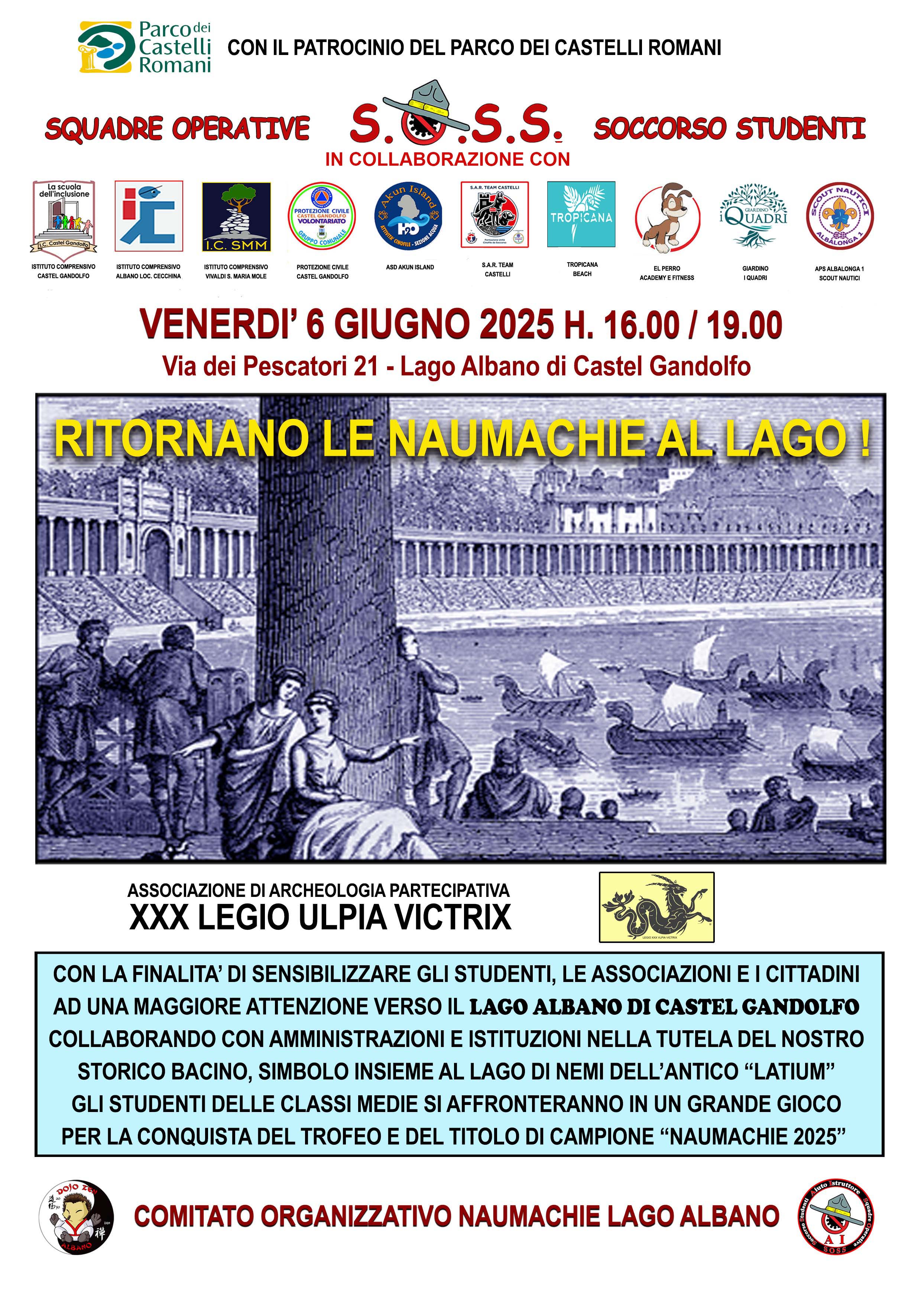 Ritornano le Naumachie al Lago