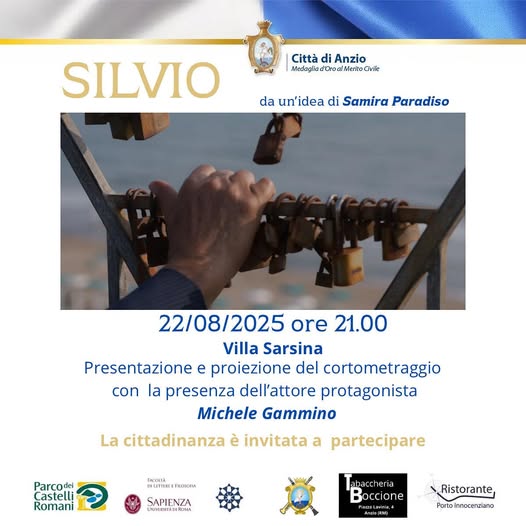 Presentazione del cortometraggio “Silvio”