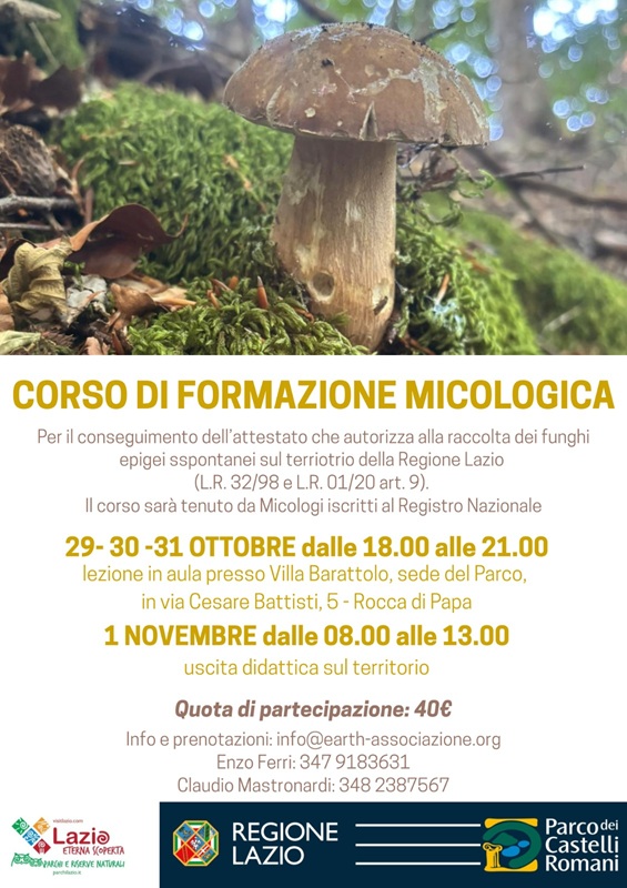 Corso di Formazione Micologica
