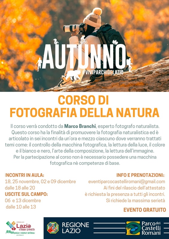 Corso di Fotografia della Natura