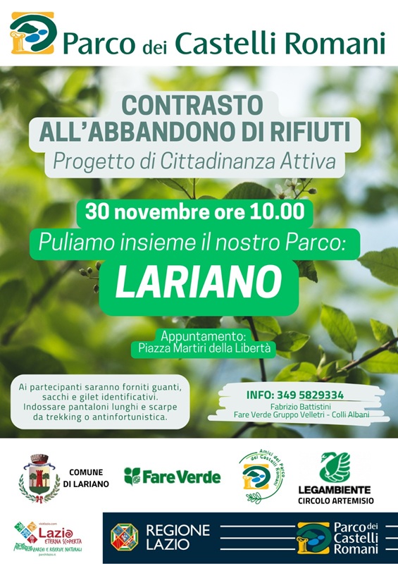 Puliamo insieme il nostro Parco