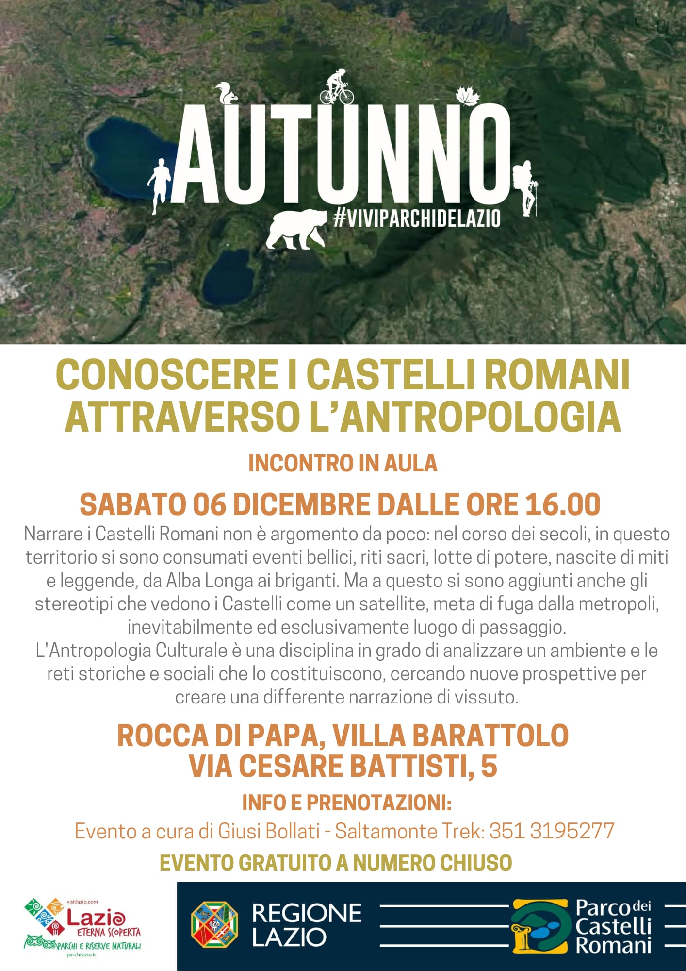 Conoscere i Castelli Romani attraverso l’Antropologia