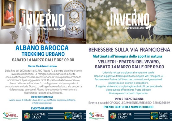 Gli eventi gratuiti di sabato 14 marzo