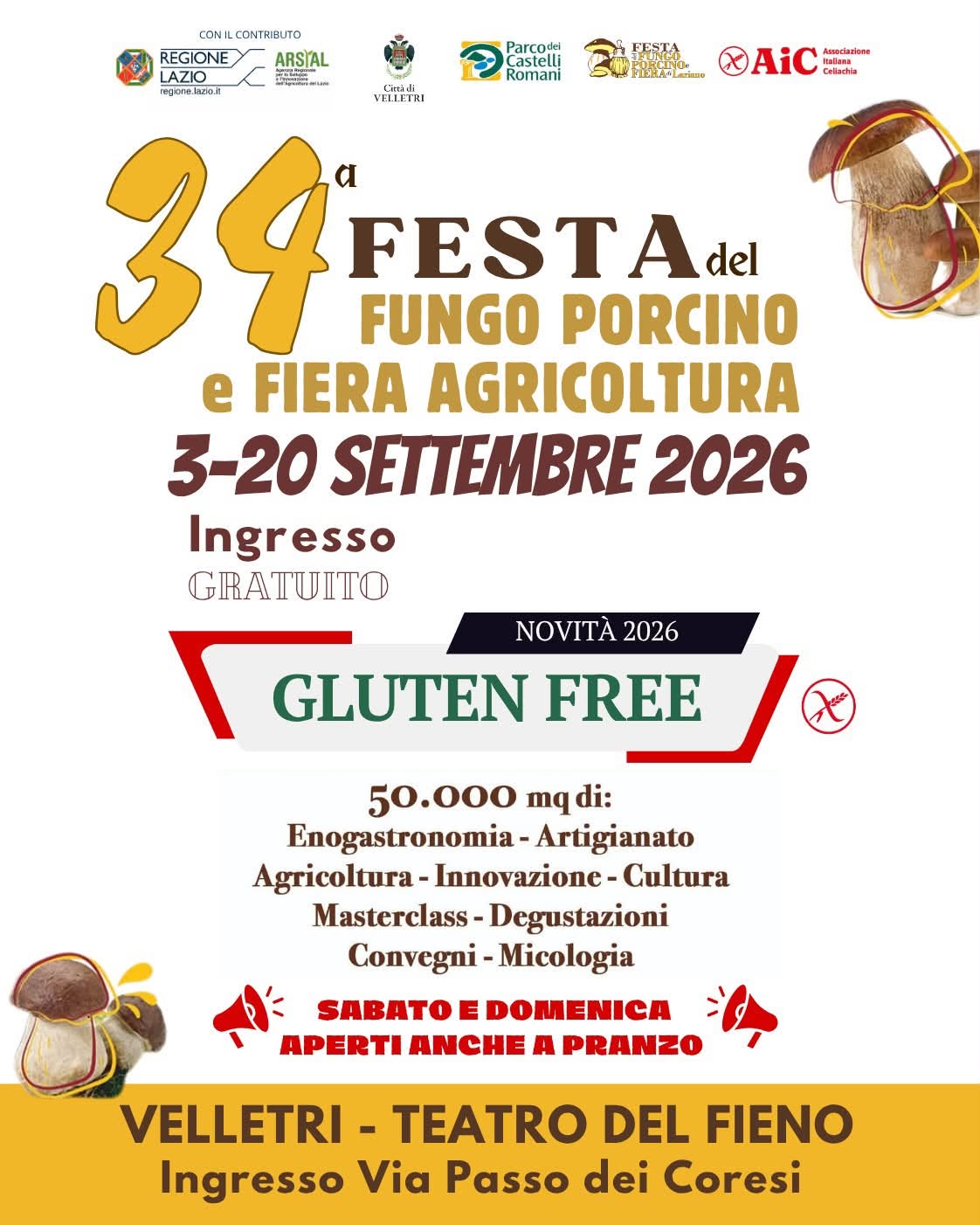 Festa del Fungo Porcino 2026